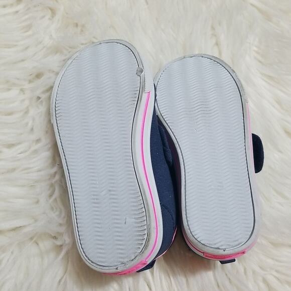 Carter's Navy Blue Little Monster Toddler Sneakers NWOT - Picture 5 of 7